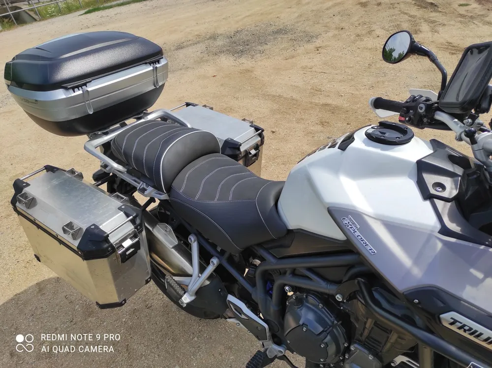 ÚPRAVA SEDLA -TIGER 1200 - MOTO 1 DT